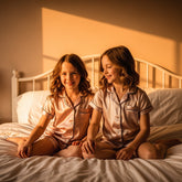 Personalized Kids Satin Short Pajamas Set